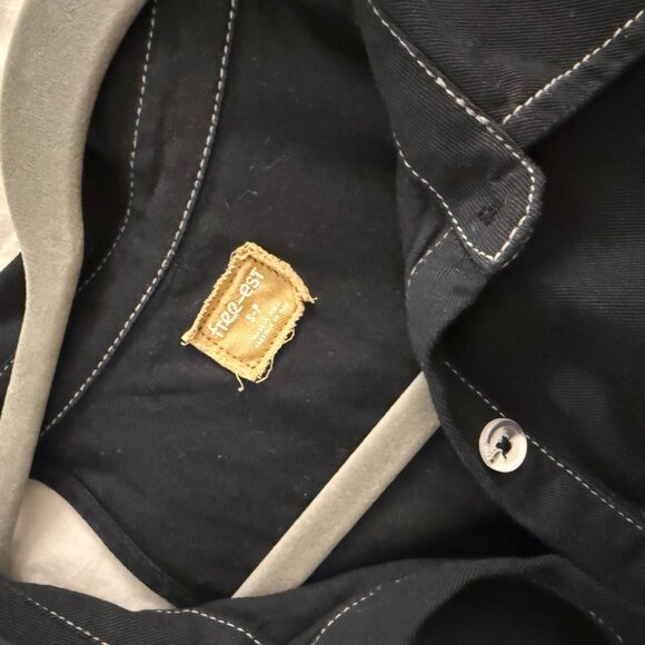 Free People Sunset Sail Romper, Black, Size S - Picture 3 of 4